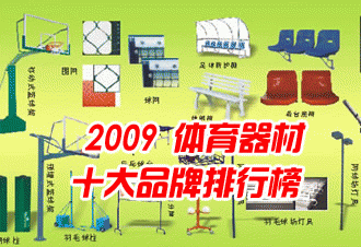 2009年度十大健身器材品牌排行榜